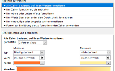 TOP-Werte in Excel flexibel hervorheben