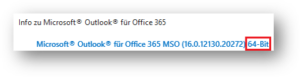 Outlook-Version 64-bit